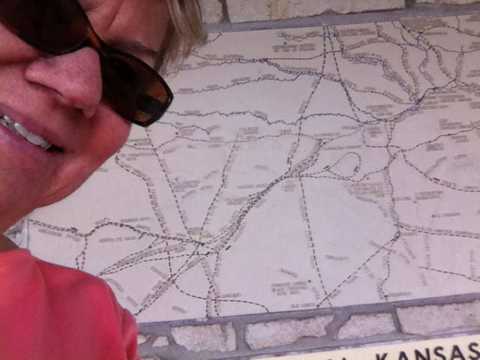 Historic Cattle Trails at a Rest stop