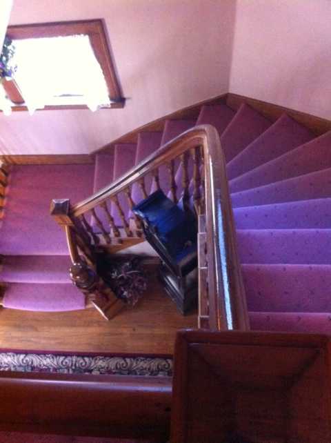 Stairs to bedrooms