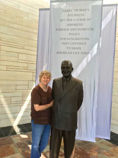 Chris w Pres Truman