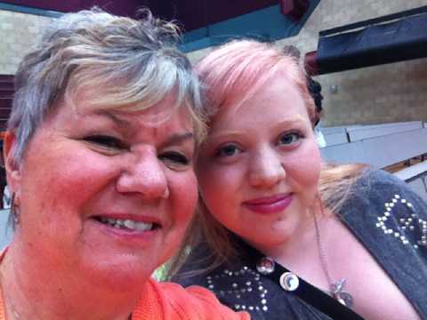 Harlee and Gma at Jojos Graduation