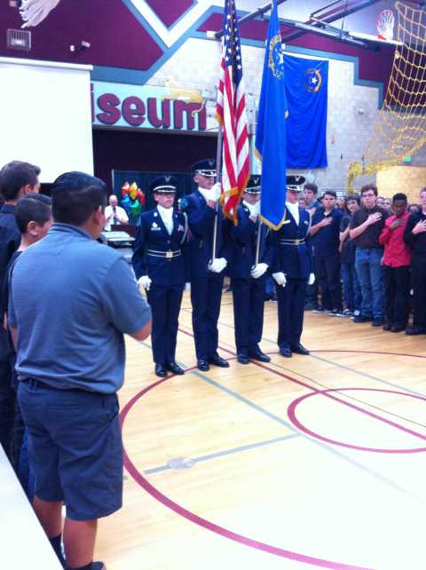 Jojos Graduation Color Guard